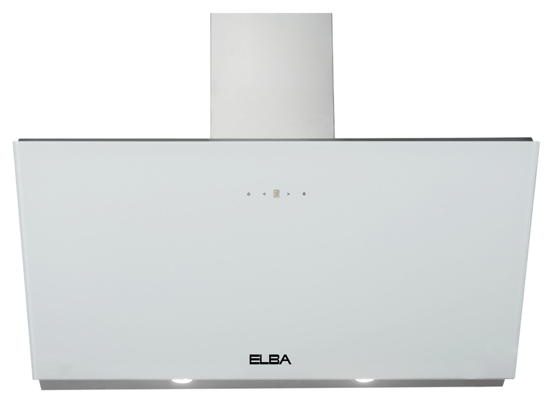 أبيض عصري 60-1000 شفاط زجاج أبيض 60 سم 1000 – البا MODERN WHITE60-1000 - الصورة 1