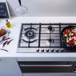 ⁦سطح بلت ان غاز ايطالي 90 سم البا⁩ - الصورة ⁦2⁩